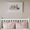 Load image into Gallery viewer, Personalised Panoramic Framed Print | Woodland Animal | Oak or White Frame with Mount Included - RoseRowanDesign - Framed Print
