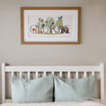 Load image into Gallery viewer, Personalised Panoramic Framed Print | Woodland Animal | Oak or White Frame with Mount Included - RoseRowanDesign - Framed Print
