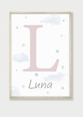 Load image into Gallery viewer, Personalised Safari Nursery Prints | Hot Air Balloon & Moon | Baby Boy Decor - RoseRowanDesign - Wall Art
