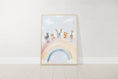 Load image into Gallery viewer, Personalised Safari Nursery Prints | Set of 3 | Rainbow & Hot Air Balloon Art for Girls' Bedroom - RoseRowanDesign - Wall Art
