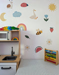 Load image into Gallery viewer, Premium Fabric Nursery Wall Stickers - Cute Whimsical Scandi Decals - RoseRowanDesign - 
