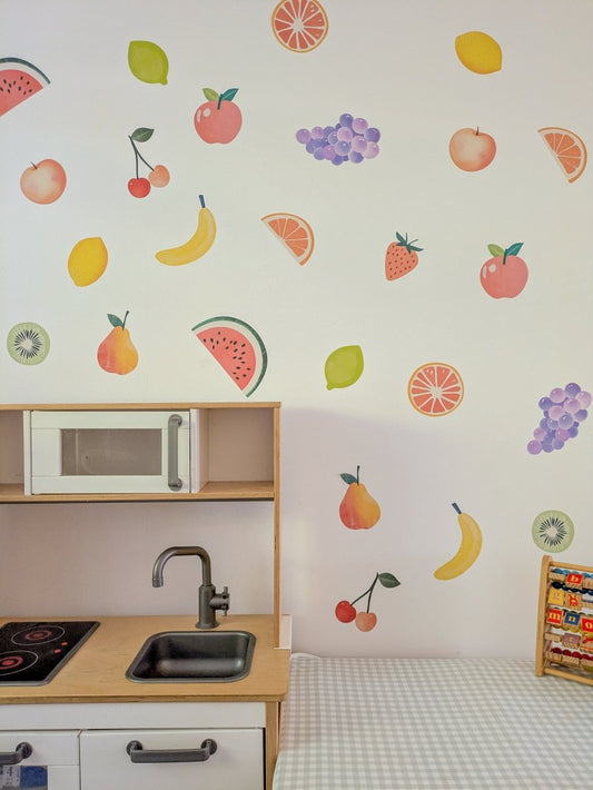 Premium Fabric Nursery Wall Stickers - Fruit - RoseRowanDesign - 