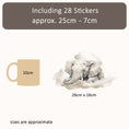 Load image into Gallery viewer, Premium Fabric Nursery Wall Stickers - Safari Animals Sleeping on Clouds - RoseRowanDesign - 
