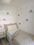 Load image into Gallery viewer, Premium Fabric Nursery Wall Stickers - Safari Animals Sleeping on Clouds - RoseRowanDesign - 
