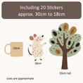 Load image into Gallery viewer, Premium Fabric Nursery Wall Stickers - Woodland Animals - RoseRowanDesign - 
