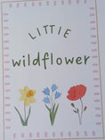 Load and play video in Gallery viewer, Personalised Wildflower Initial Nursery Print Set for Girls, Custom Name Art for Baby Girl Room or Toddler Bedroom Wall Decor, Framed Gift
