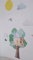 Load and play video in Gallery viewer, Premium Fabric Nursery Wall Stickers - Whimsical Tree House
