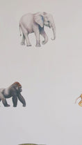 Load and play video in Gallery viewer, Premium Fabric Nursery Wall Stickers - Safari Animals
