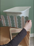 Load and play video in Gallery viewer, Scalloped Bow Drawer Stickers for IKEA Trofast Storage Tub - Front Facing Decal
