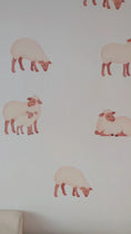 Load and play video in Gallery viewer, Sheep Fabric Wall Stickers | Set of 18
