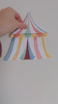 Load and play video in Gallery viewer, Circus Wall Stickers | Colourful Nursery Wall Decals Baby & Kids Room
