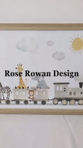 Load and play video in Gallery viewer, Pastel Rainbow Nursery Gallery Wall Prints – Heart & Name Art Set
