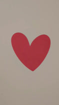 Load and play video in Gallery viewer, Premium Fabric Nursery Wall Stickers - Red Hearts
