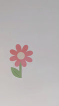 Load and play video in Gallery viewer, Premium Fabric Nursery Wall Stickers - Pastel Flower Decals
