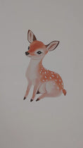 Load and play video in Gallery viewer, Woodland Animals Wall Stickers – Removable Fabric Decals | Nursery & Playroom Decor
