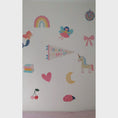 Load and play video in Gallery viewer, Premium Fabric Nursery Wall Stickers - You Are Magic Wall Decal Set
