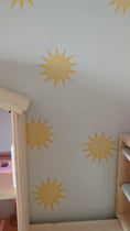 Load and play video in Gallery viewer, Small Sun Wall Stickers – Set of 20 | Removable Nursery & Playroom Decals
