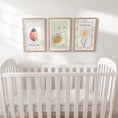 Load image into Gallery viewer, Retro Folk Nursery Print Set – Snail, Ladybird & Daisy - RoseRowanDesign - 
