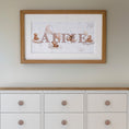 Load image into Gallery viewer, Personalised Panoramic Framed Print | Bears | Oak or White Frame with Mount Included - RoseRowanDesign
