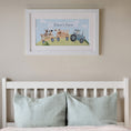 Load image into Gallery viewer, Personalised Panoramic Framed Print | Farm Tractor | Oak or White Frame with Mount Included - RoseRowanDesign
