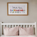Load image into Gallery viewer, Personalised Panoramic Framed Print | Flowers | Oak or White Frame with Mount Included - RoseRowanDesign
