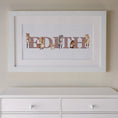 Load image into Gallery viewer, Personalised Panoramic Framed Print | Pony | Oak or White Frame with Mount Included - RoseRowanDesign
