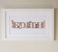 Load image into Gallery viewer, Personalised Panoramic Framed Print | Pony | Oak or White Frame with Mount Included - RoseRowanDesign

