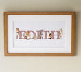 Load image into Gallery viewer, Personalised Panoramic Framed Print | Pony | Oak or White Frame with Mount Included - RoseRowanDesign
