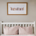 Load image into Gallery viewer, Personalised Panoramic Framed Print | Pony | Oak or White Frame with Mount Included - RoseRowanDesign
