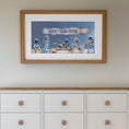Load image into Gallery viewer, Personalised Panoramic Framed Print | Space | Oak or White Frame with Mount Included - RoseRowanDesign
