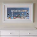 Load image into Gallery viewer, Personalised Panoramic Framed Print | Space | Oak or White Frame with Mount Included - RoseRowanDesign
