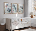 Load image into Gallery viewer, Personalised Sea Life | Set of 3 prints | Blue ocean themed boys room - RoseRowanDesign
