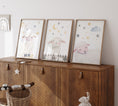 Load image into Gallery viewer, Personalised Sheep Moon & Stars Set of 3 Prints For Kids Room - RoseRowanDesign
