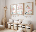 Load image into Gallery viewer, | Set of 3 | Personalised Fairies & Wildflower, Set of 3, Girls Bedroom Decor - RoseRowanDesign
