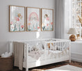 Load image into Gallery viewer, | Set of 3 | Personalised Fairies & Wildflower, Set of 3, Girls Bedroom Decor - RoseRowanDesign
