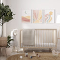 Load image into Gallery viewer, Sun,Star Moon | Set of 3 Prints | Neutral Blush tones Mid Century Style - RoseRowanDesign

