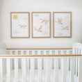 Load image into Gallery viewer, Flying Goose Nursery Prints | Clouds & Sunshine | Set of 3, photo 3
