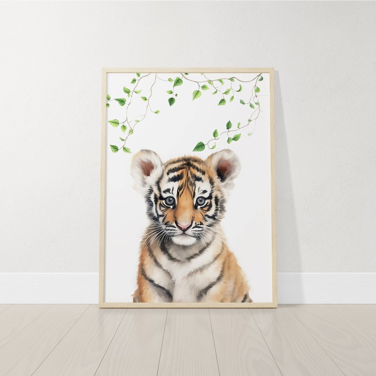 Safari Animal Nursery Prints | Set of 6 | Jungle Theme Wall Art for Baby's Room - RoseRowanDesign - 