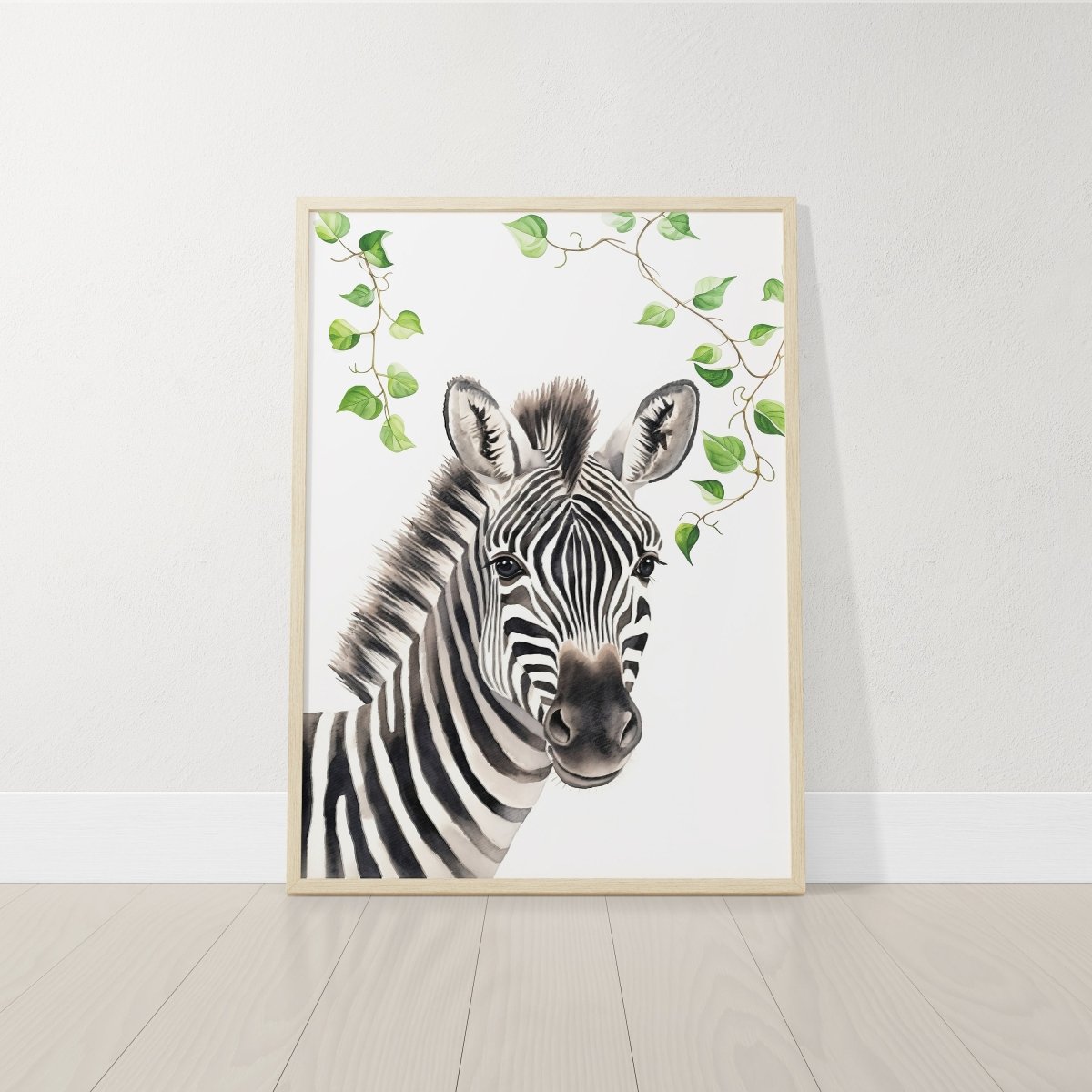 Safari Animal Nursery Prints | Set of 6 | Jungle Theme Wall Art for Baby's Room - RoseRowanDesign - 