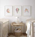 Load image into Gallery viewer, Safari Animal Personalised Set of 3 Wall Prints | Wall Art for Nursery, Bedroom or Playroom - RoseRowanDesign - Wall Art
