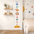 Load image into Gallery viewer, Personalised Children’s Height Chart Wall Sticker - Space
