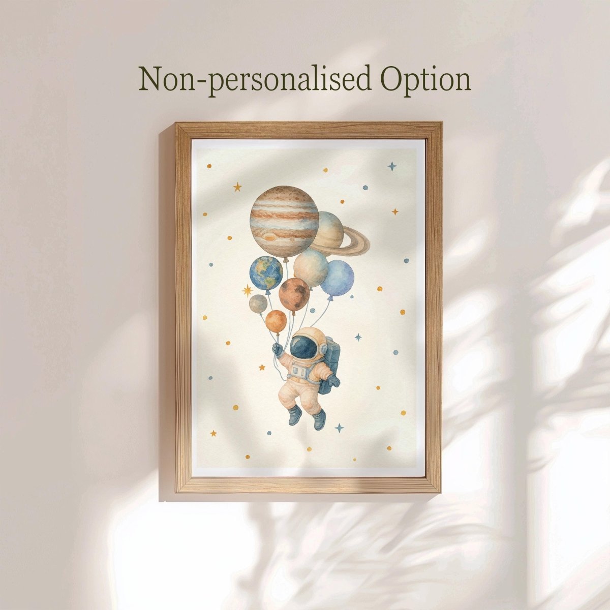 Space Nursery Prints – Rocket, Astronaut & Planets Wall Art Set - RoseRowanDesign - 