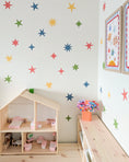 Load image into Gallery viewer, Premium Fabric Nursery Wall Stickers - Irregular Star Decals
