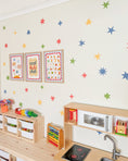 Load image into Gallery viewer, Premium Fabric Nursery Wall Stickers - Irregular Star Decals
