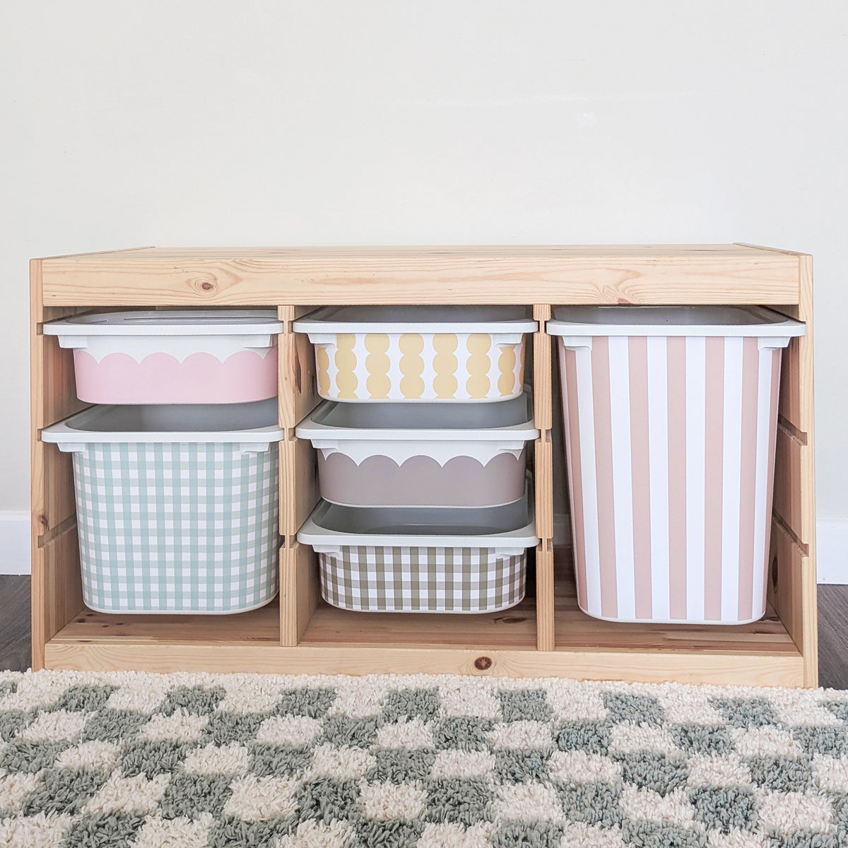 Full Set Stickers for IKEA Trofast Storage Tub - Mix and Match