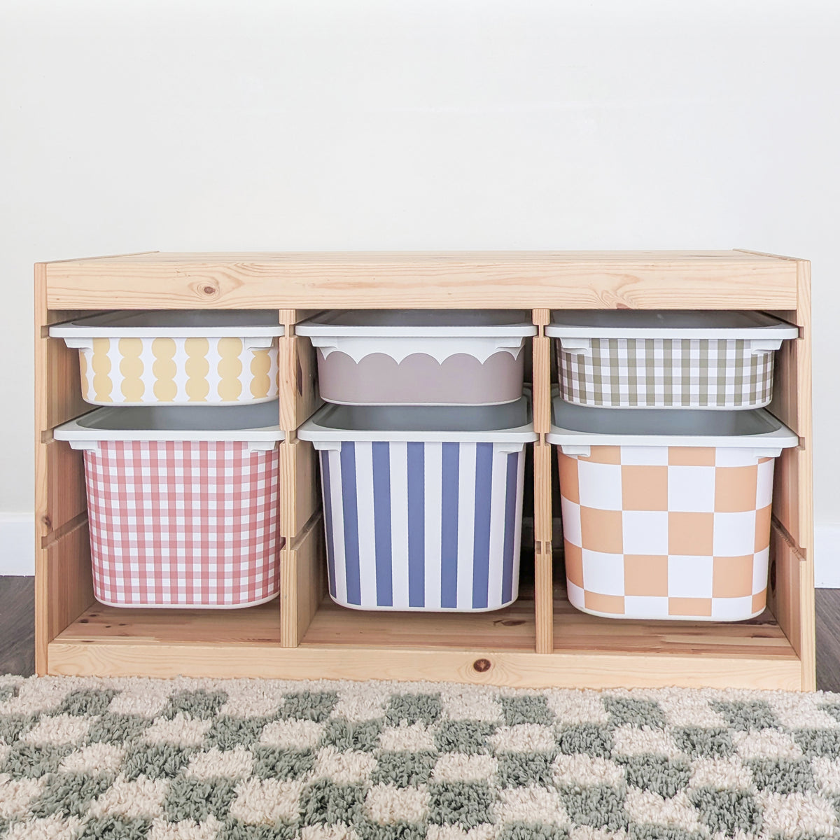 Full Set Stickers for IKEA Trofast Storage Tub - Mix and Match