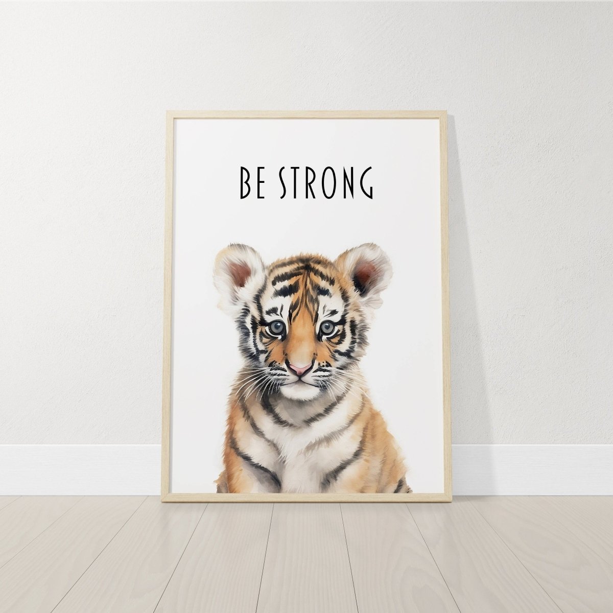 Watercolour Safari Animal Nursery Prints | Set of 6 | Gender Neutral Wall Art for Baby's Bedroom - RoseRowanDesign - 