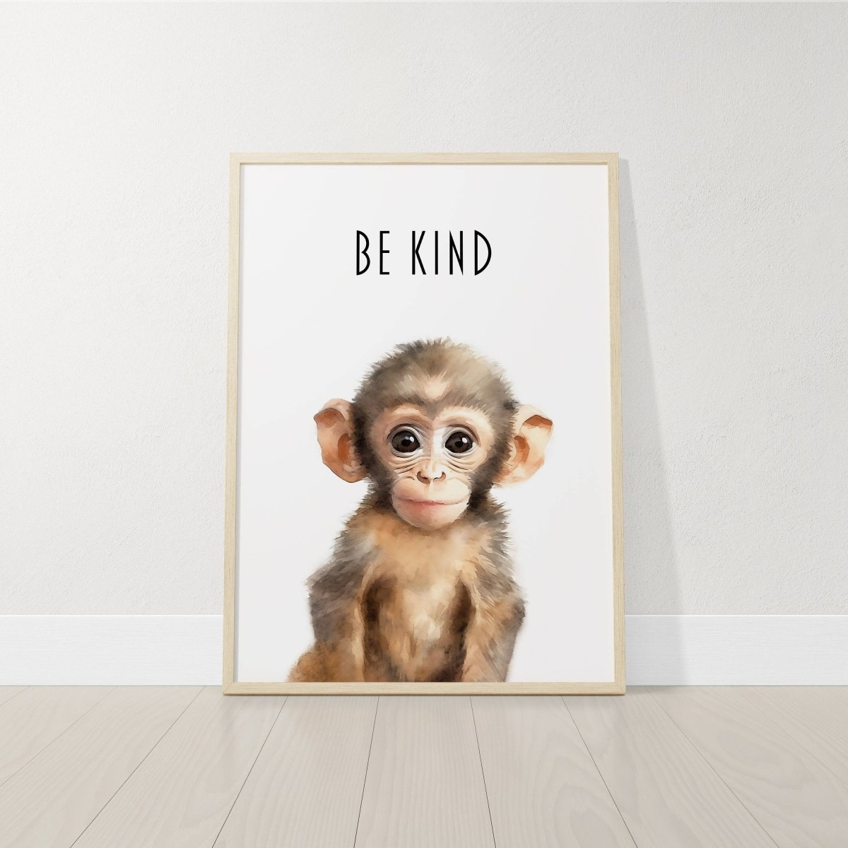 Watercolour Safari Animal Nursery Prints | Set of 6 | Gender Neutral Wall Art for Baby's Bedroom - RoseRowanDesign - 