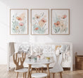 Load image into Gallery viewer, Wildflower Wall Art Prints | Set of 3 | Scandi Floral Decor for Bedroom or Nursery - RoseRowanDesign - 
