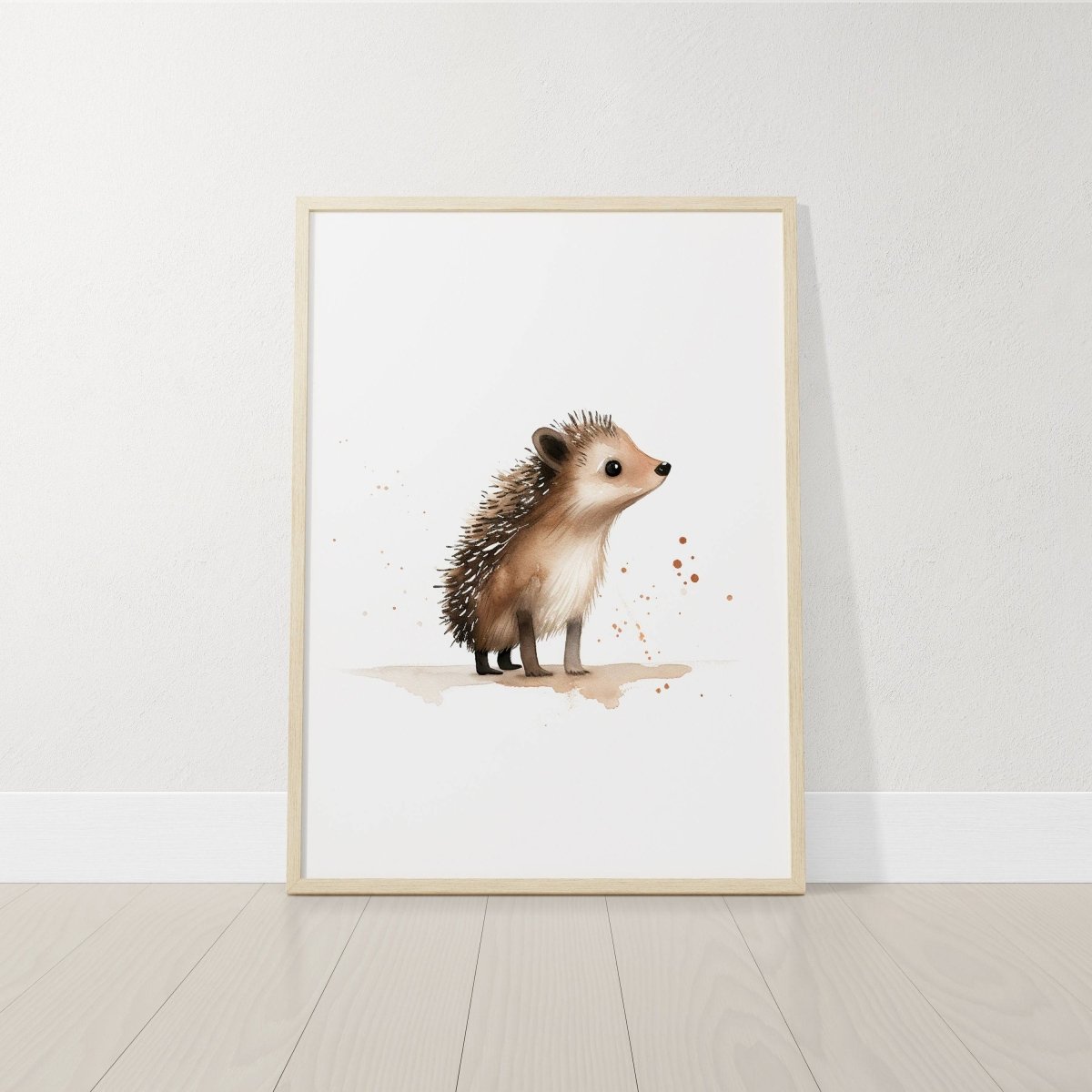Woodland Animal Nursery Prints | Set of 6 | Neutral Forest Animal Wall Art for Babies' Room - RoseRowanDesign - 